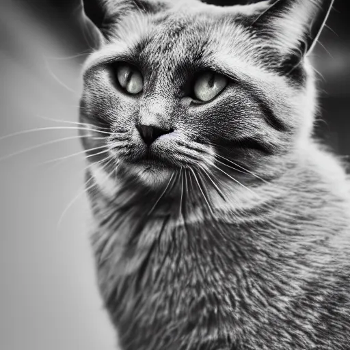 Image similar to portrait of an elderly man cat hybrid, canon eos r 3, f / 1. 4, iso 2 0 0, 1 / 1 6 0 s, 8 k, raw, unedited, symmetrical balance, wide angle