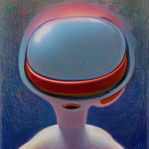 Image similar to alien by wayne thiebaud