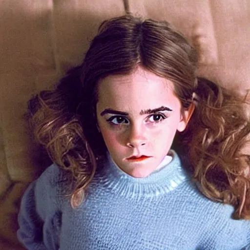 Prompt: “A still of child actor Emma Watson as Maizy Russell in the film Uncle Buck, high definition”