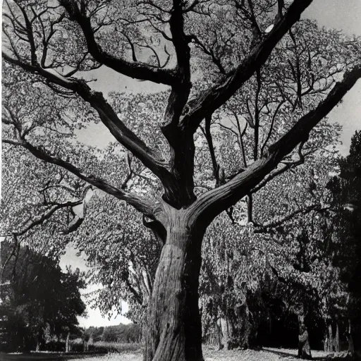 Prompt: a tree 1950