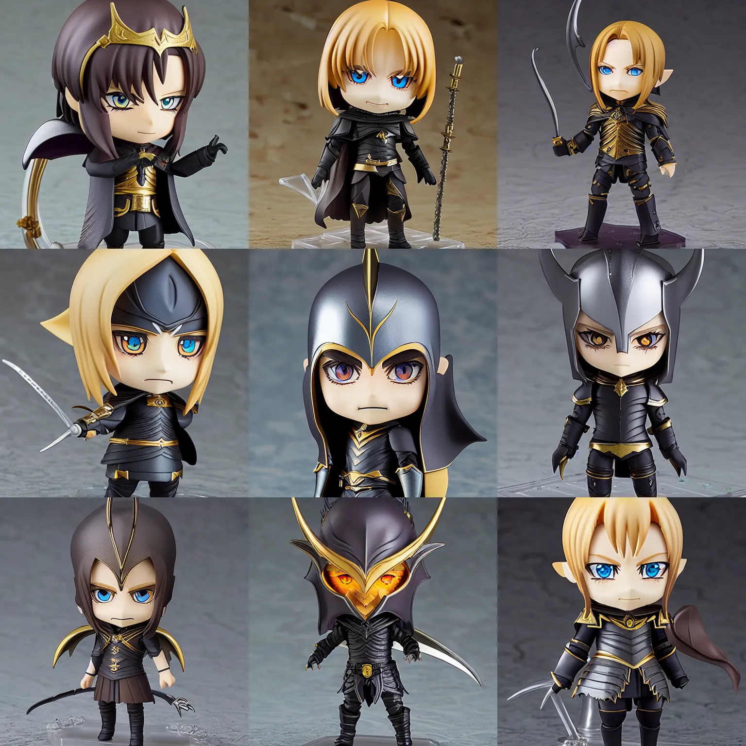 Prompt: sauron, nendoroid, figurine, detailed product photo