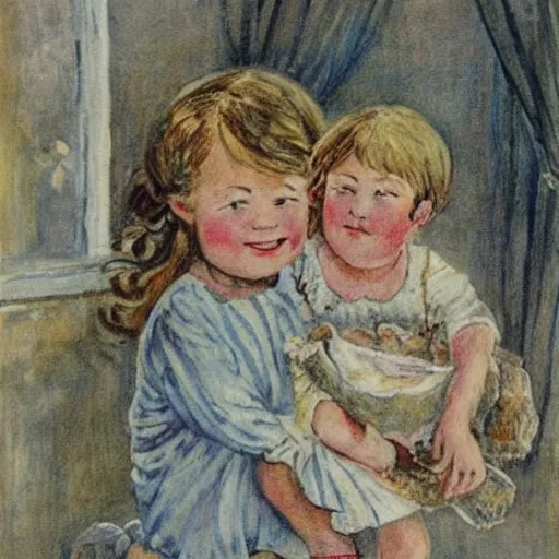 Image similar to art by cicely mary barker