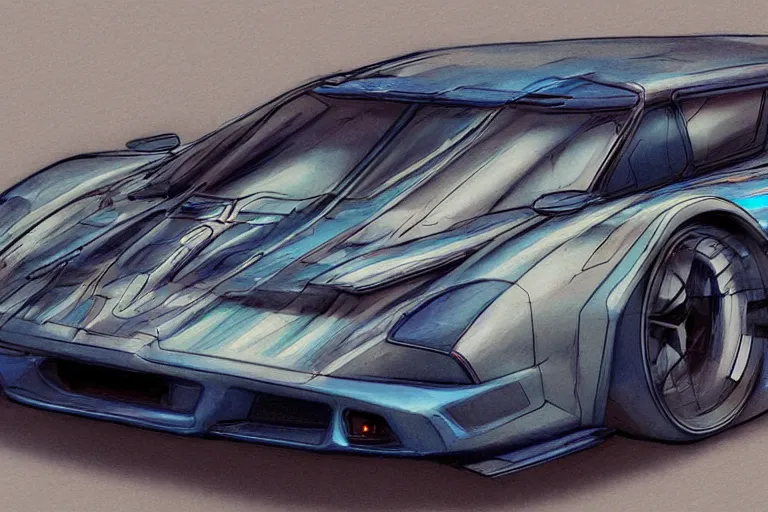 Image similar to Automotive design art, digital art, marker art, Frank Stephenson, gordon murray, trending on Behance, trending on artstation, trending on deviantart, trending on dezeen,