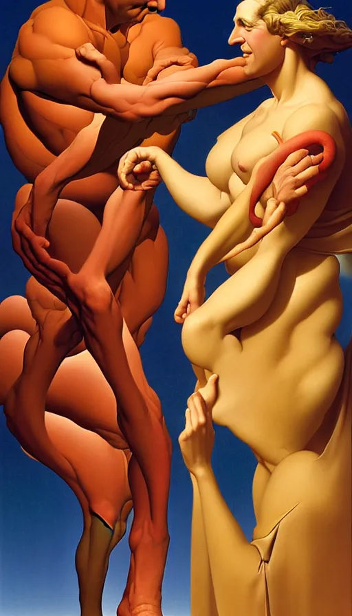 Image similar to the two complementary forces that make up all aspects and phenomena of life, by Thomas Blackshear