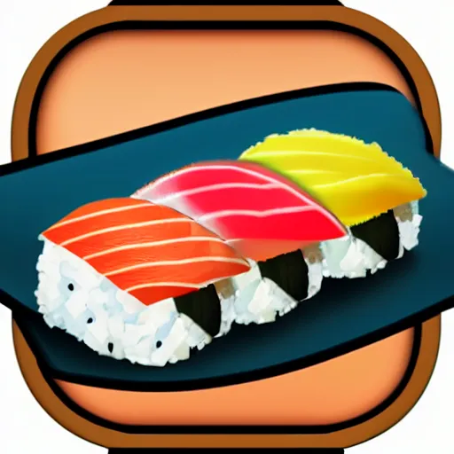 Image similar to app icon for sushi