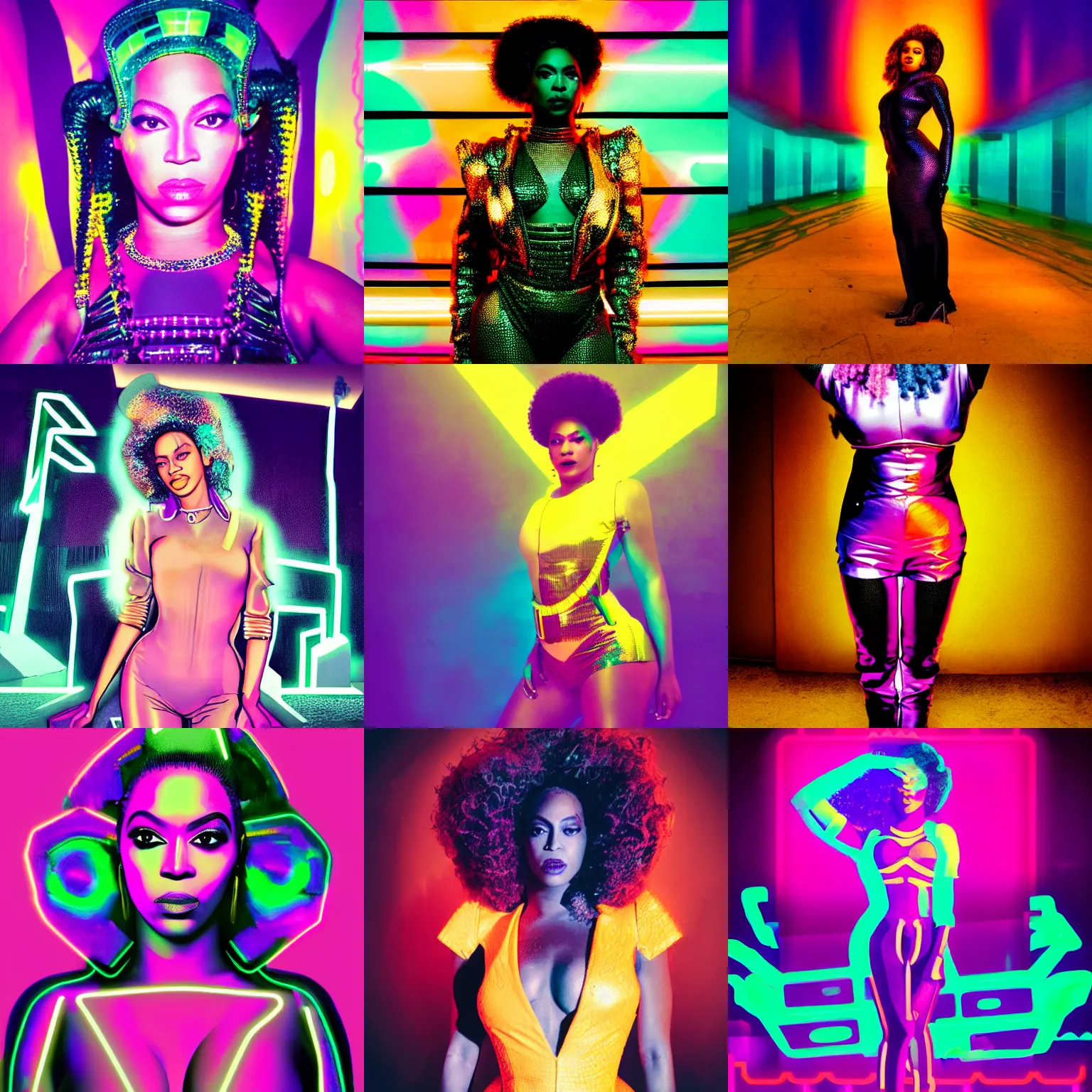 Make Way For The Queen Beyonce Techno Punk Stable Diffusion OpenArt