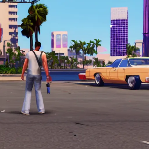 Image similar to grand theft auto 6 vice city gameplay