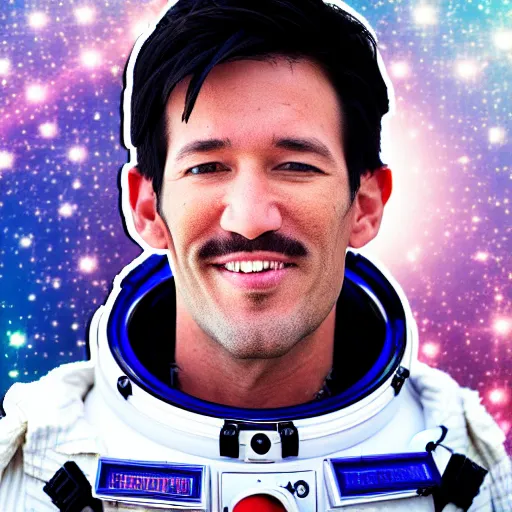 Prompt: marikiplier in space