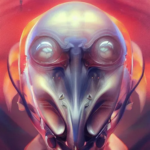 Image similar to hyperrealistic portrait, full body portrait, full shot of a venus squid monster astronaut defined facial features, intricate abstract. cyberpunk, symmetrical facial features. By Ruan Jia and Artgerm and Range Murata and WLOP and Ross Tran and William-Adolphe Bouguereau and Beeple. Key Art. Fantasy Illustration. award winning, Artstation, intricate details, realistic, Hyperdetailed, 8k resolution.