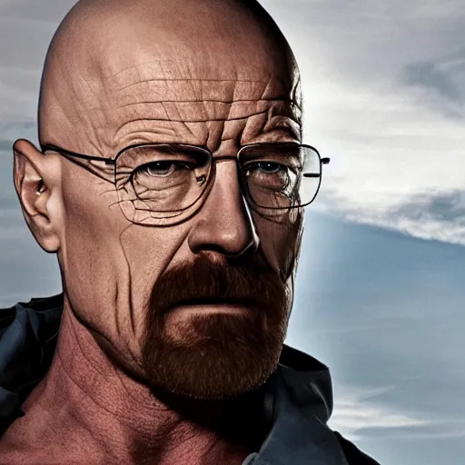 Image similar to walter white as gigachad