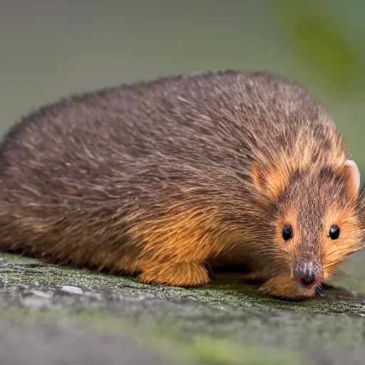 Image similar to A high resolution photo of a new mammal creature that doesn't exist, close up, nature photograph, nature lighting.