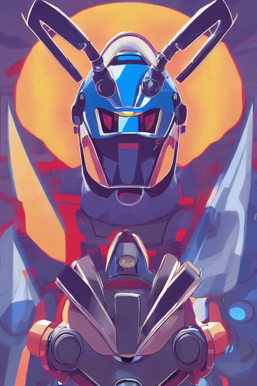 Image similar to robot ninja mask helmet megaman x zero rockman 2 0 2 2 switch game boss legacy collection fanart artsation, art gta 5 comics, behance hd by jesper ejsing, by rhads, makoto shinkai and lois van baarle, ilya kuvshinov, rossdraws global illumination ray tracing