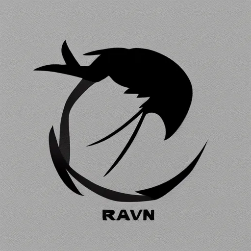 Prompt: Raven, in the style of dribbble.com team mascot