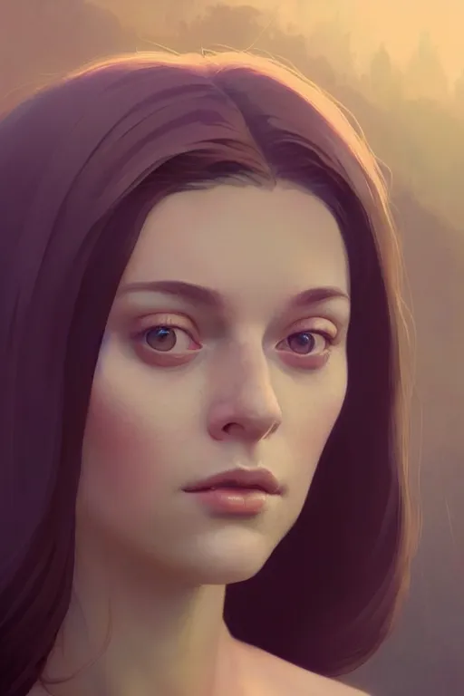 Image similar to beautiful portrait of a woman, negative no not mona lisa pose, gta v, stephen bliss, unreal engine, fantasy art by greg rutkowski, loish, rhads, ferdinand knab, makoto shinkai and lois van baarle, ilya kuvshinov, rossdraws, tom bagshaw, global illumination, radiant light, detailed and intricate environment