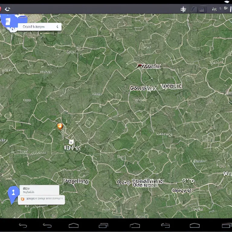 Image similar to google maps screenshot