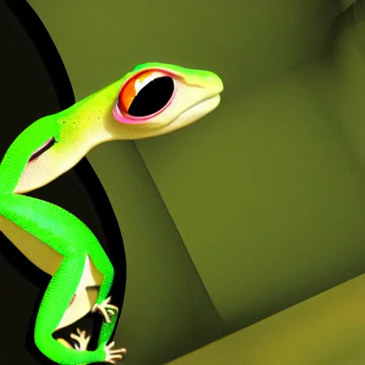 Prompt: gex enter the gecko