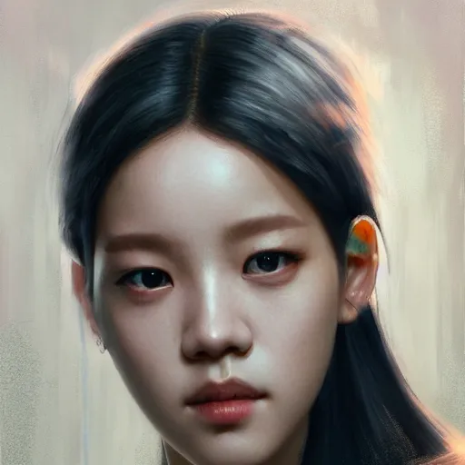 Prompt: kim jisoo, blackpink, hyperrealistic portrait, bladerunner street, art of elysium by jeremy mann and alphonse mucha, fantasy art, photo realistic, dynamic lighting, artstation, poster, volumetric lighting, very detailed face, 4 k, award winning