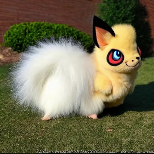 Image similar to real life Pokemon, fluffy, realistic