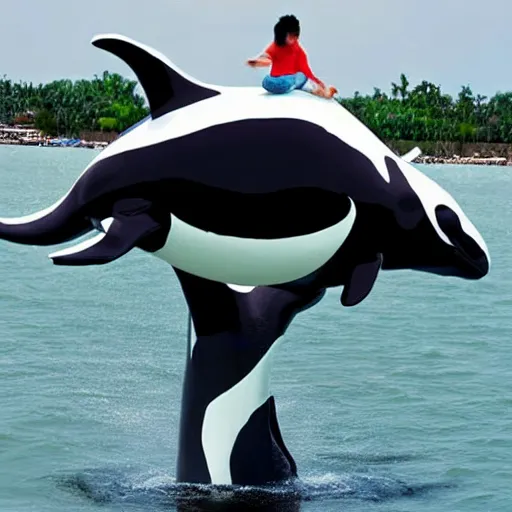 Image similar to “ shamu but he is chinese ”