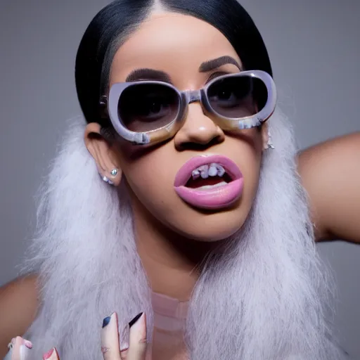 Prompt: cardi b as a professor, ultra realistic, beautiful, 8 k resolution