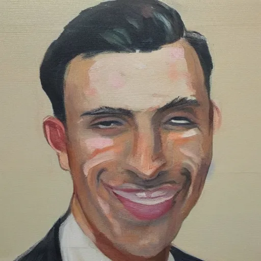 Prompt: painting of a man (circa 2022)
