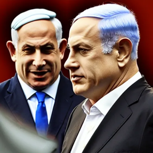 Image similar to benjamin netanyahu with a beard