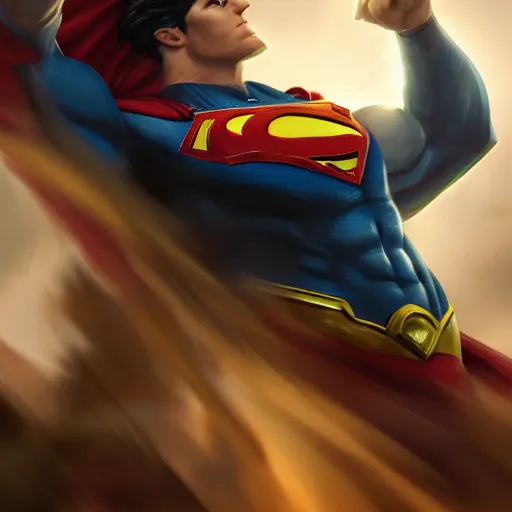 Prompt: [ important ] amazing masterclass portrait of superman, hearthstone splash art, deiv calviz, splash art, natural light, elegant, intricate, fantasy, atmospheric lighting, by greg rutkowski, hearthstone splash art, hd wallpaper, ultra high details, cinematic composition, professional master piece made in one year