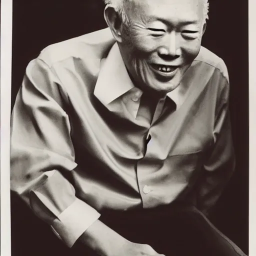 Image similar to lee kuan yew by alexander rodchenko