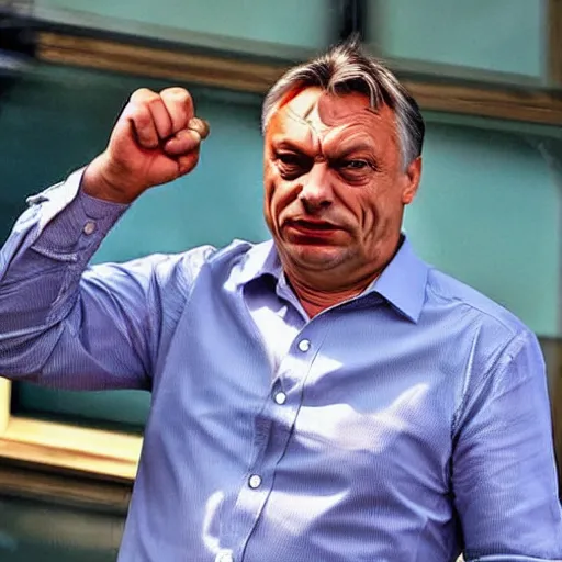 Image similar to viktor orban wolverine