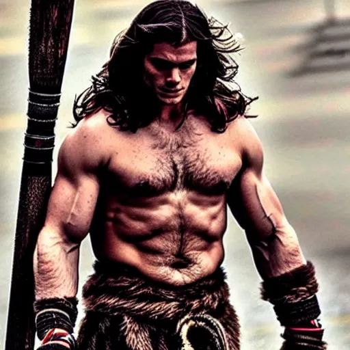 Image similar to Henry Cavill as Barbarian