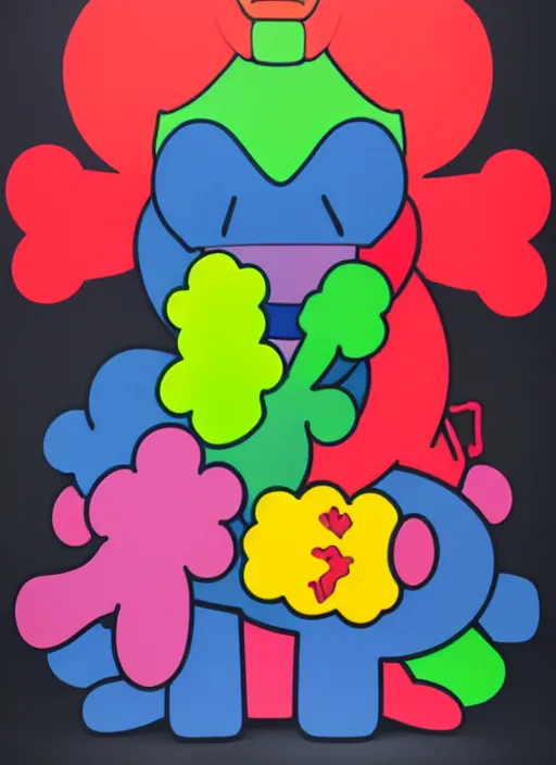 Image similar to kaws artwork