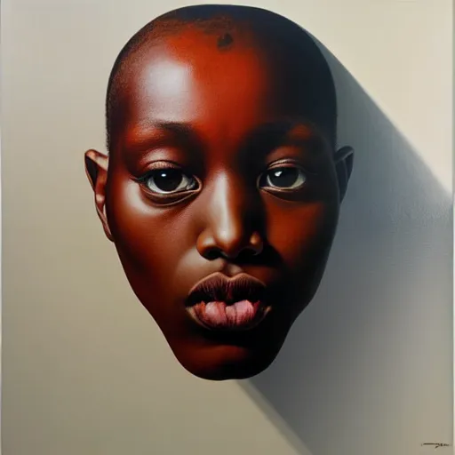 Prompt: ethos of ego, mythos of id. by erol otus, hyperrealistic photorealism acrylic on canvas, resembling a high - resolution photograph