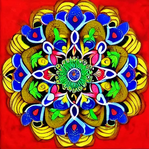 Image similar to mandala art