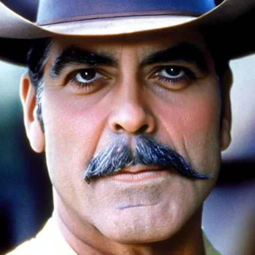 Image similar to george clooney as wyatt earp