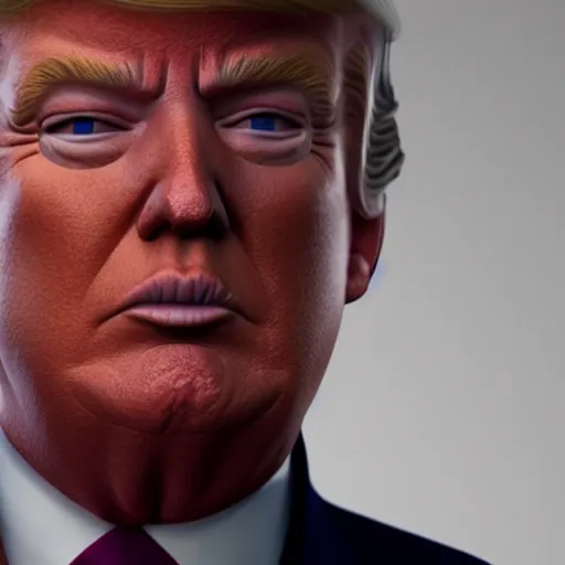 Image similar to a closeup shot of donald trump, dramatic lighting, cinematic, extremly high detail, photorealistic, cinematic lighting, artstation