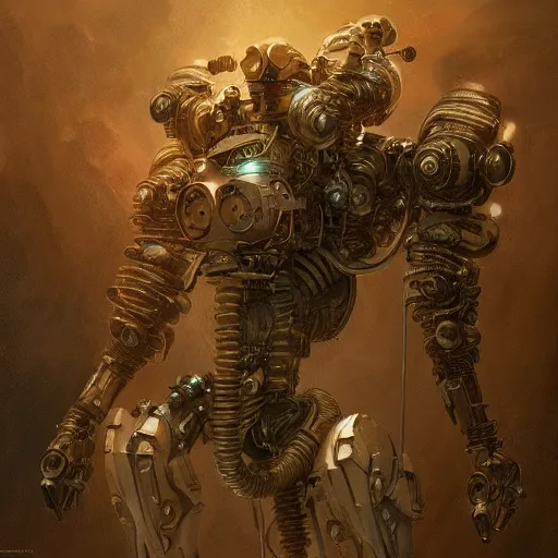 Image similar to microscopic biological robots, digital virus, cinematic lighting, fantasy, warforged, intricate, highly detailed, lifelike, photorealistic, digital painting, artstation, illustration, concept art, sharp focus, art by john collier and albert aublet and krenz cushart and artem demura and alphonse mucha