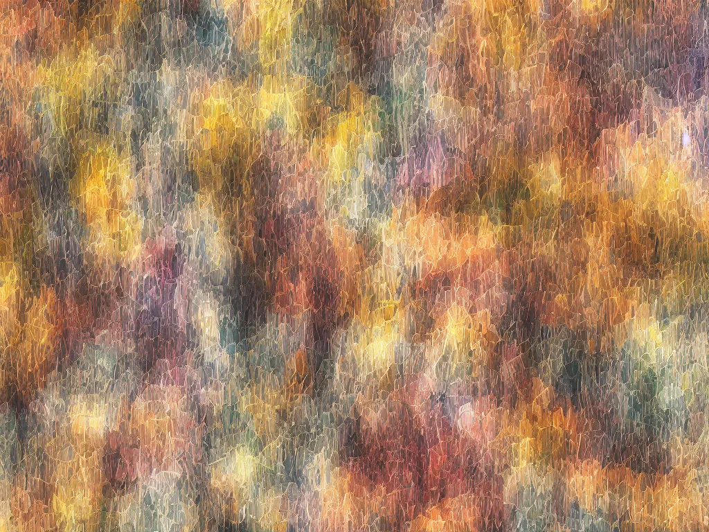 Prompt: abstract deco art of chaotic and detailed painted textures in an aesthetically pleasing natural earthy tones, colors of autumn