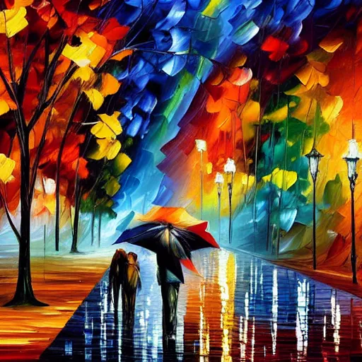 Image similar to art as an algorithm by Leonid Afremov