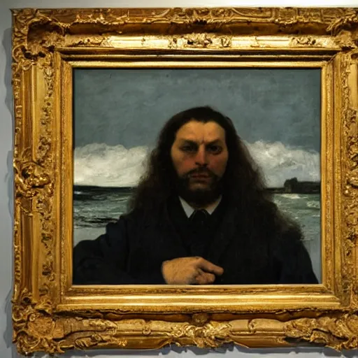 Prompt: This show of several dozen pictures, which includes stylish loans from major museums, makes a good case for generally reconsidering the work. Courbet, it should be remembered, belonged to the first generation of artists who had to operate in what we now consider the modern art market!