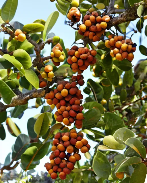 Image similar to golumn picking up carob fruits