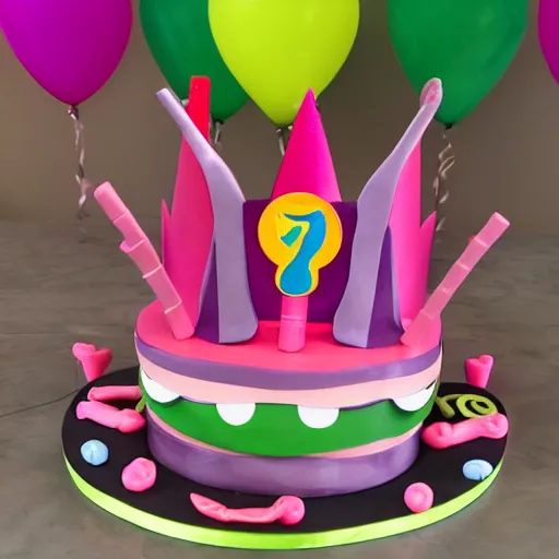 Image similar to wands and wings, floaty crowny things, obtuse, rubber goose, green moose, guava juice, giant snake, birthday cake, large fries, chocolate shake