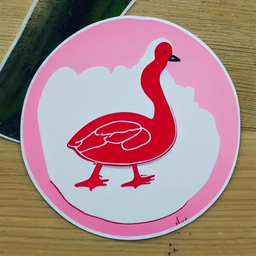 Image similar to cute goose sticker