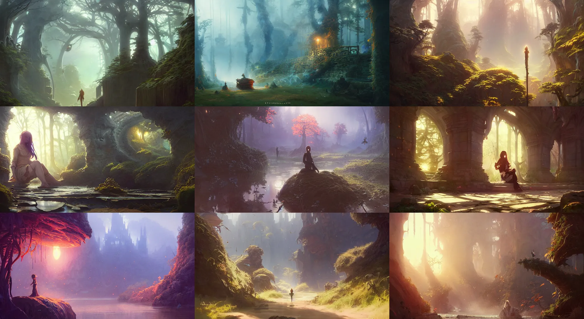 Image similar to stephen bliss, unreal engine, fantasy art by greg rutkowski, loish, rhads, ferdinand knab, makoto shinkai and lois van baarle, ilya kuvshinov, rossdraws, tom bagshaw, global illumination, radiant light, detailed and intricate environment