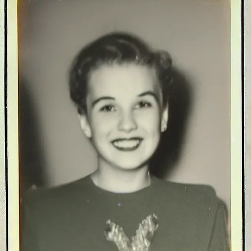 Prompt: 1 9 5 0 s polaroid picture of haunter