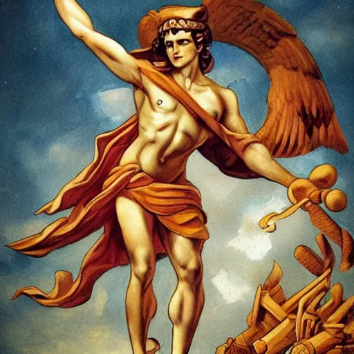 Image similar to hermes greek mythology