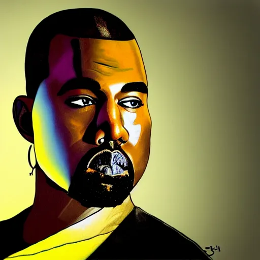 Image similar to kanye west by stephen bliss