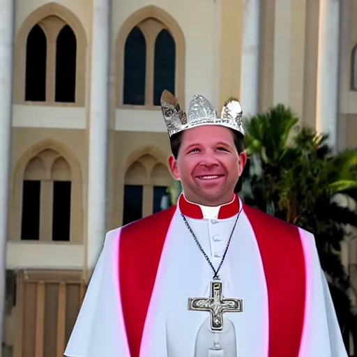 Image similar to Ron DeSantis as the Pope