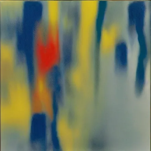 Prompt: Cold to the touch painted by Gerhard Richter