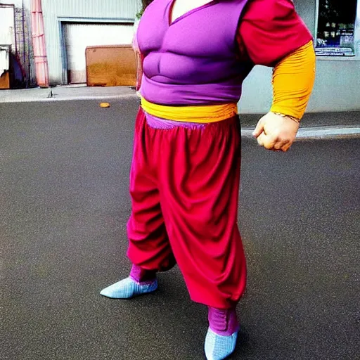 Image similar to johncreilly! as majin buu in dragonball z