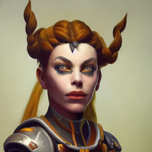 painting of brigitte from the videogame overwatch in | Stable Diffusion ...